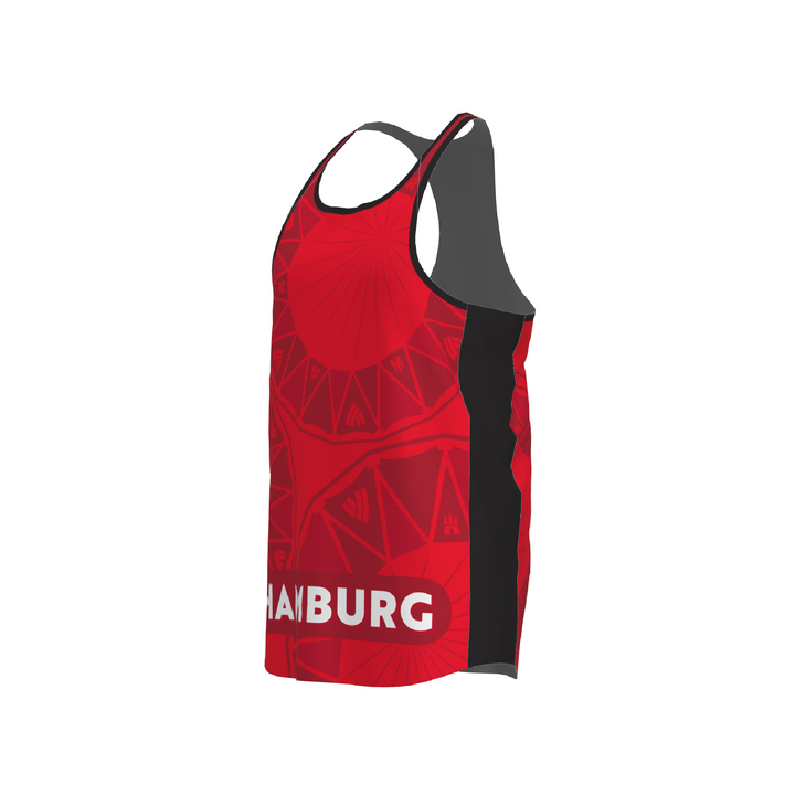BPT Official Hamburg, Germany Men's Singlet (Red)
