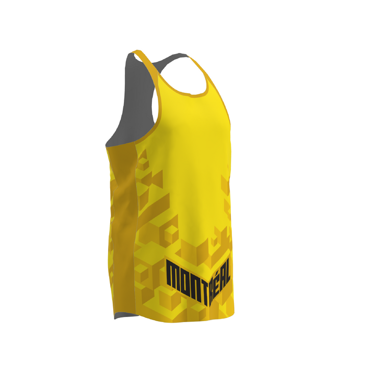 BPT Official Montreal, Canada Men's Singlet (Yellow)