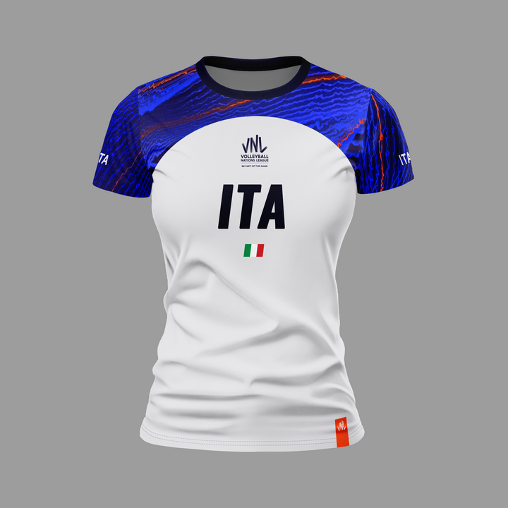 Italy VNL White Jersey - Women