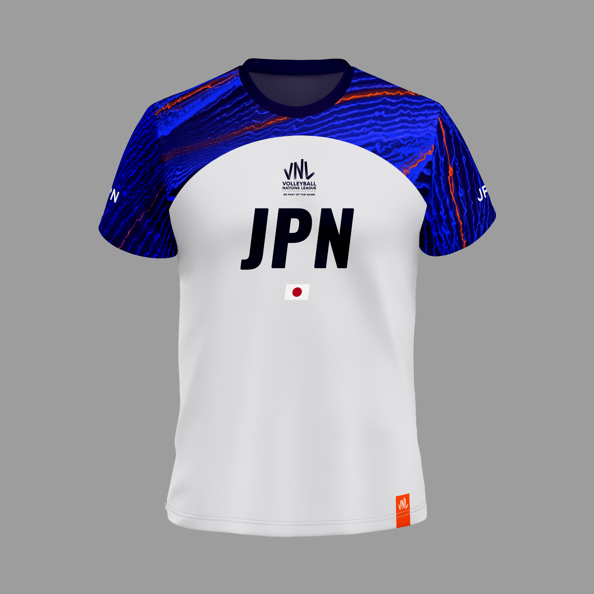 RAKUWAN VOLLEYBALL TEAM Tシャツ ホワイト Japan VNL White Jersey RAKUWAN VOLLEYBALL TEAM Tシャツ ホワイト Japan VNL White Jersey