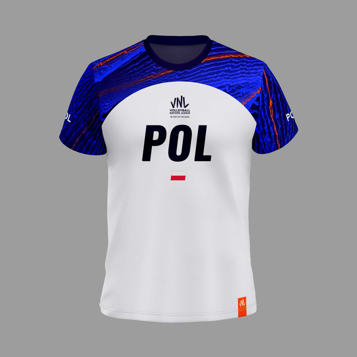 Poland VNL White Jersey - Men