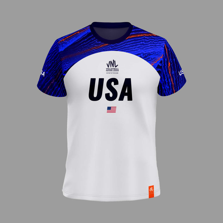 USA VNL White Jersey - Men