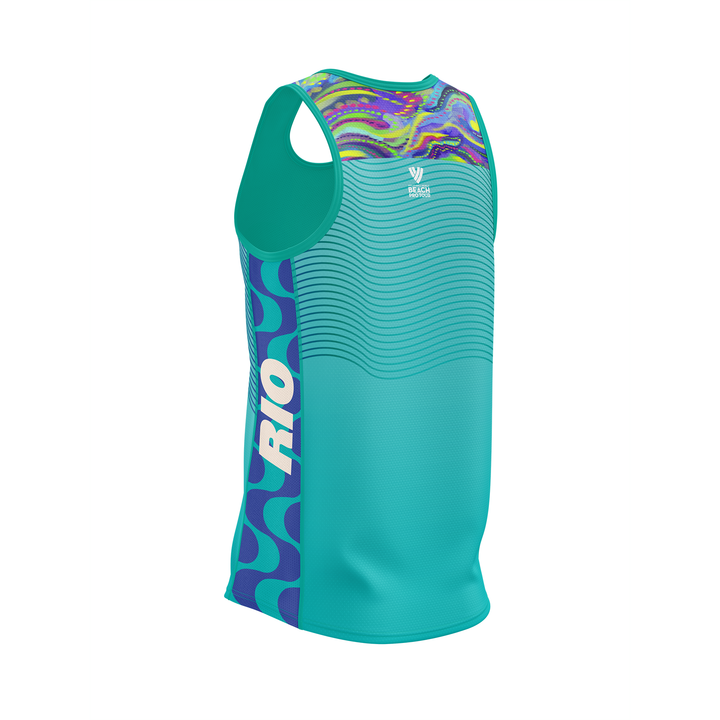 BPT Official Rio de Janeiro Men's Singlet (Blue)