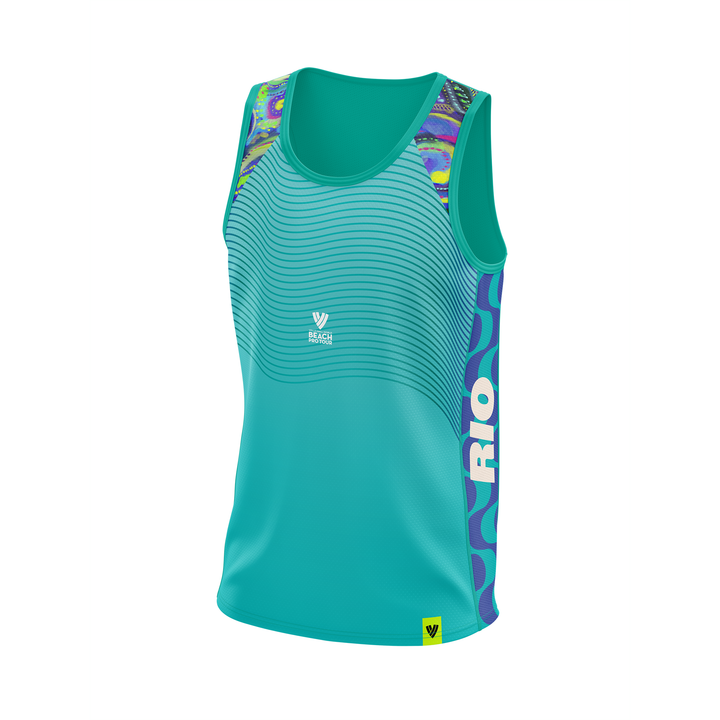 BPT Official Rio de Janeiro Men's Singlet (Blue)