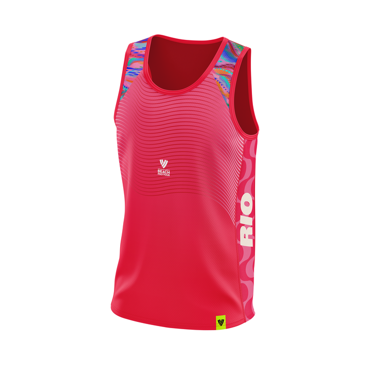 BPT Official Rio de Janeiro Men's Singlet (Red)