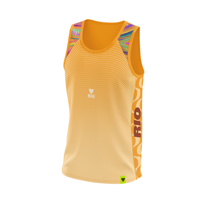 BPT Official Rio de Janeiro Men's Singlet (Yellow)