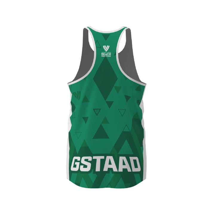 BPT Official Gstaad, Switzerland Men's Singlet (Green)