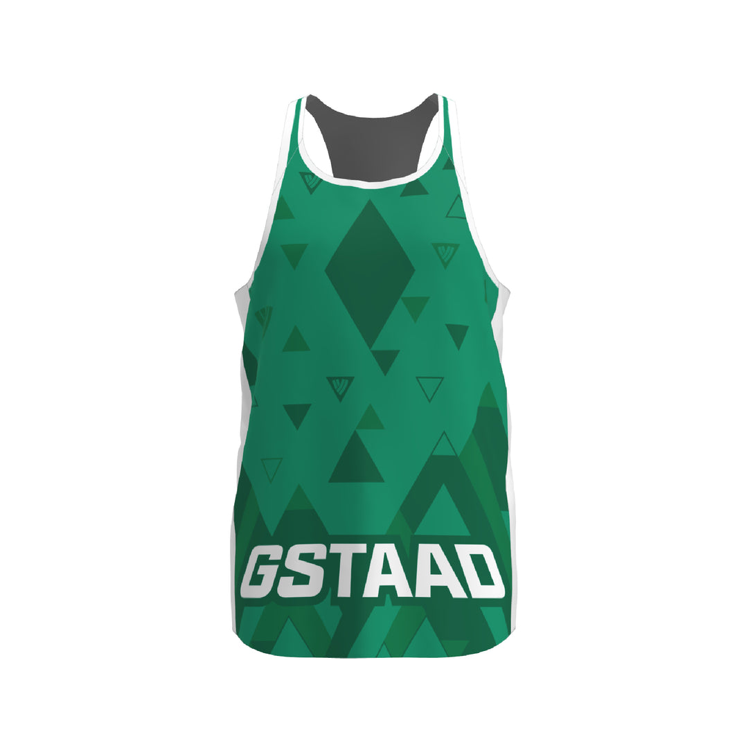 BPT Official Gstaad, Switzerland Men's Singlet (Green)