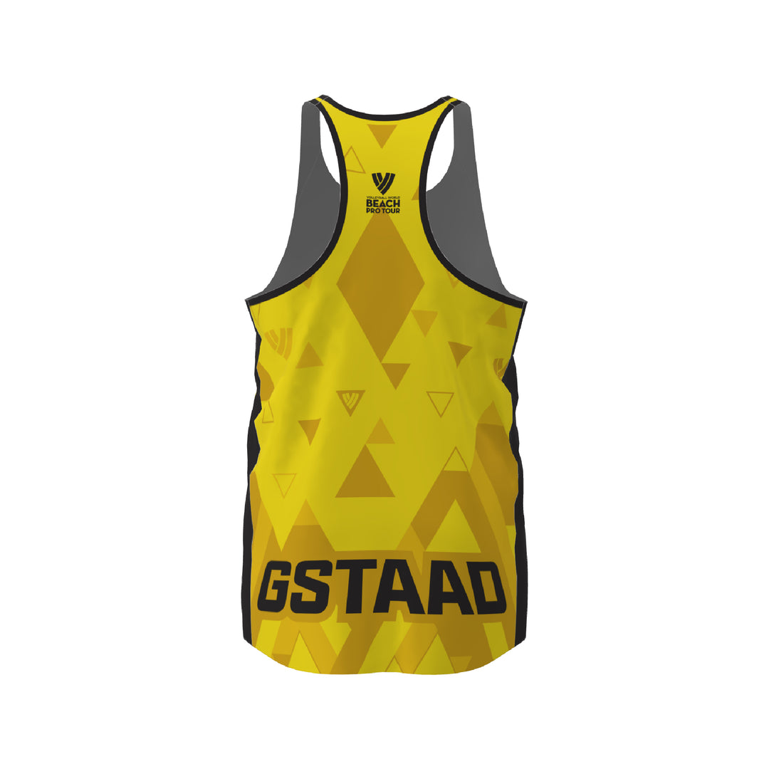 BPT Official Gstaad, Switzerland Men's Singlet (Yellow)