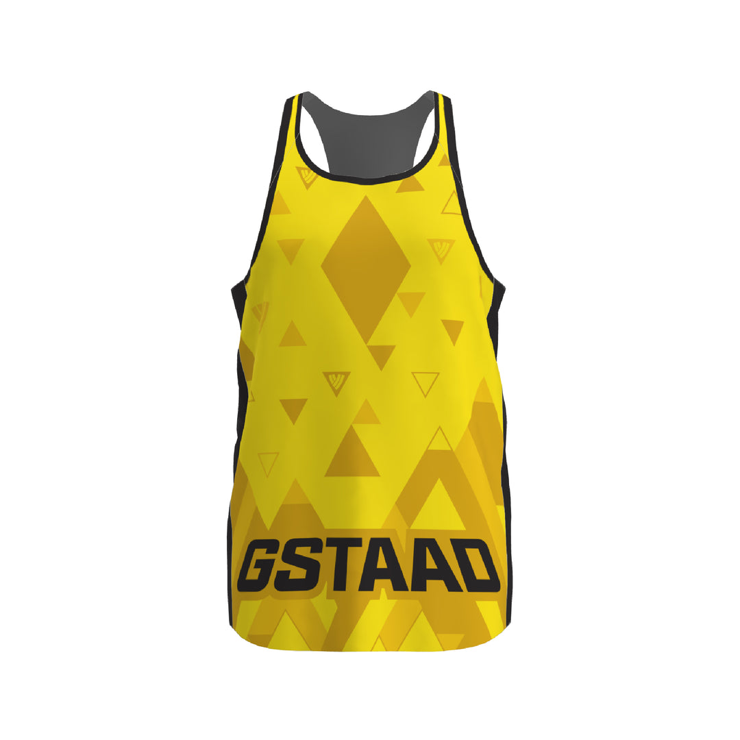 BPT Official Gstaad, Switzerland Men's Singlet (Yellow)