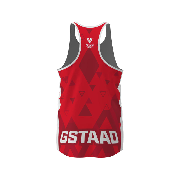 BPT Official Gstaad, Switzerland Men's Singlet (Red)