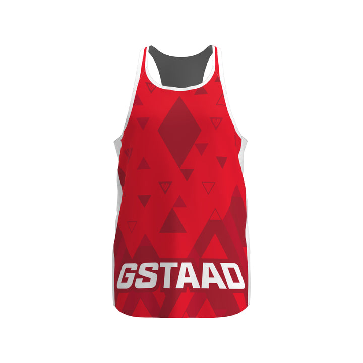 BPT Official Gstaad, Switzerland Men's Singlet (Red)