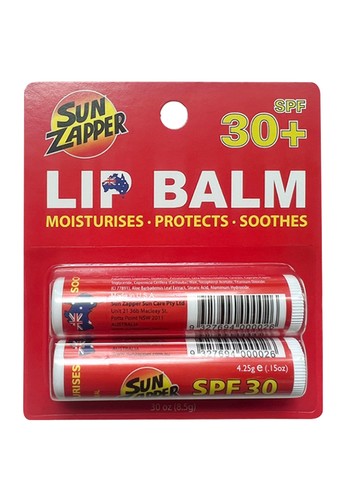 Sun Zapper Sunscreen Lip Balm SPF30+ 4.25gm
