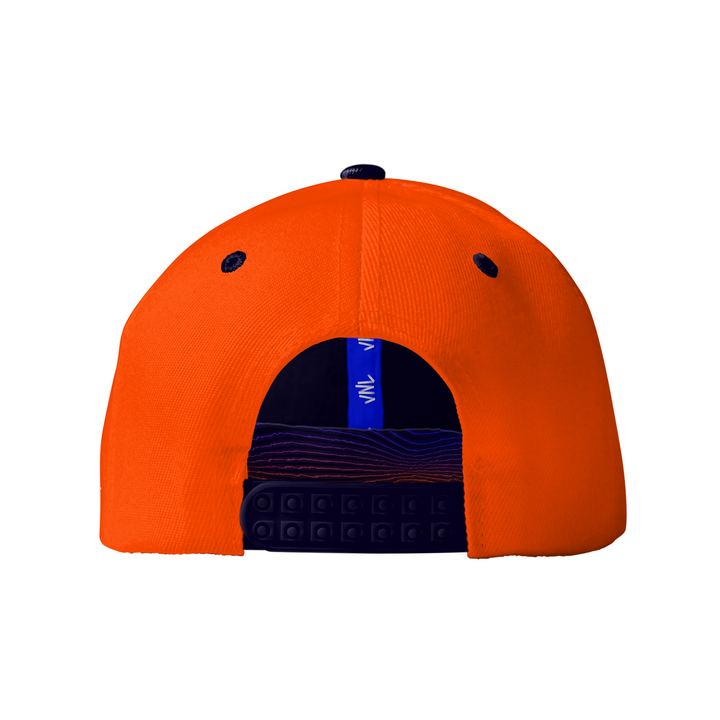 VNL Orange Premium Flat Brim Cap