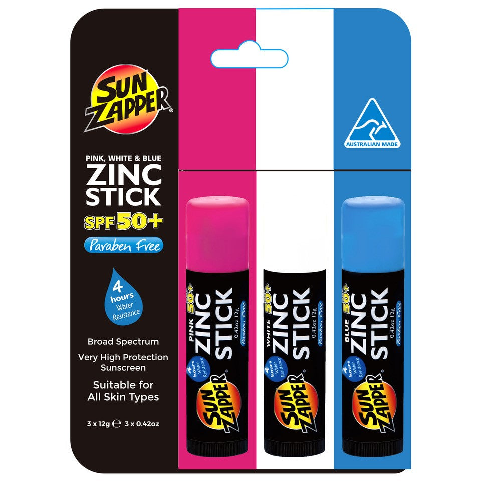 Sun Zapper Zinc Stick SPF50+ 12gm