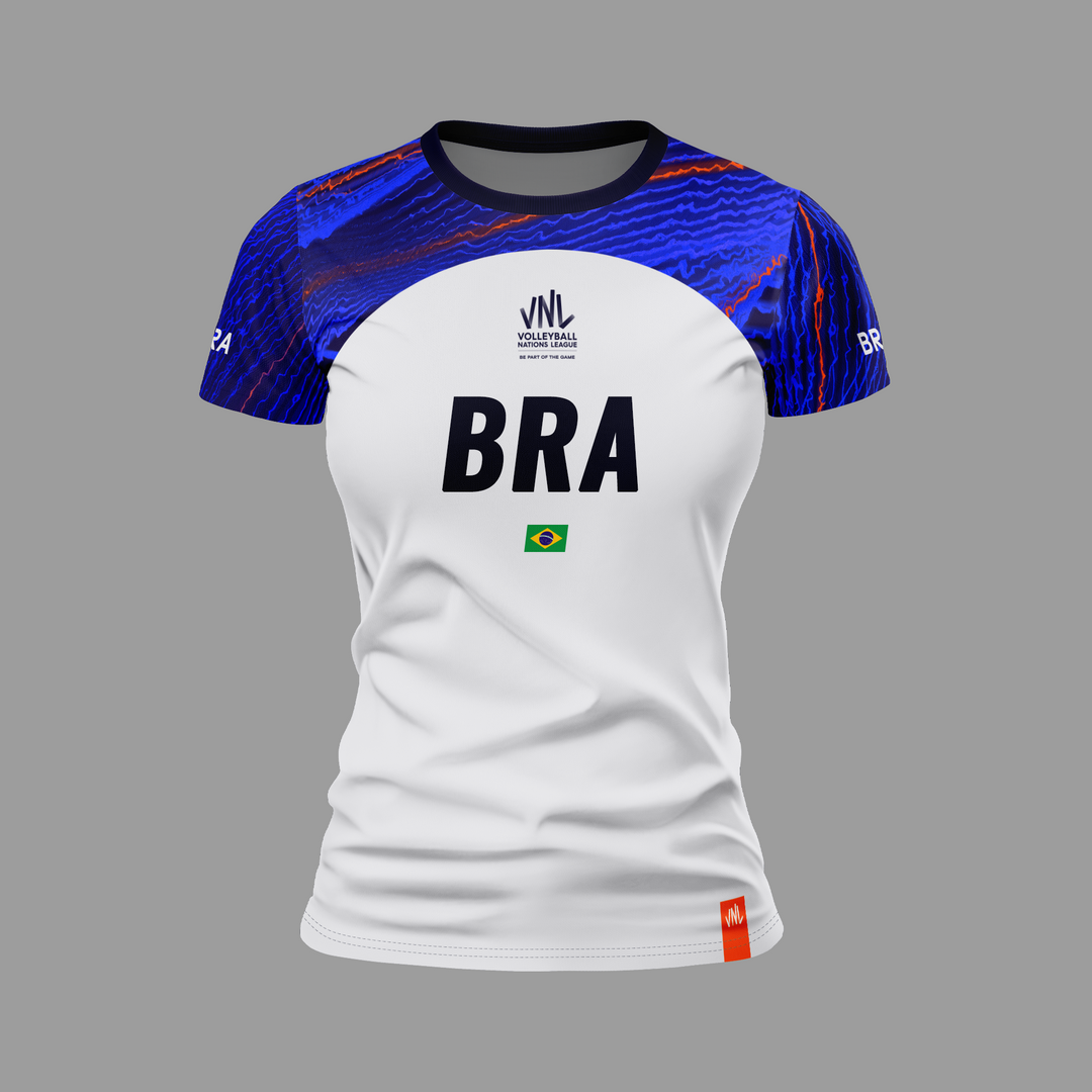 Brazil VNL White Jersey - Women