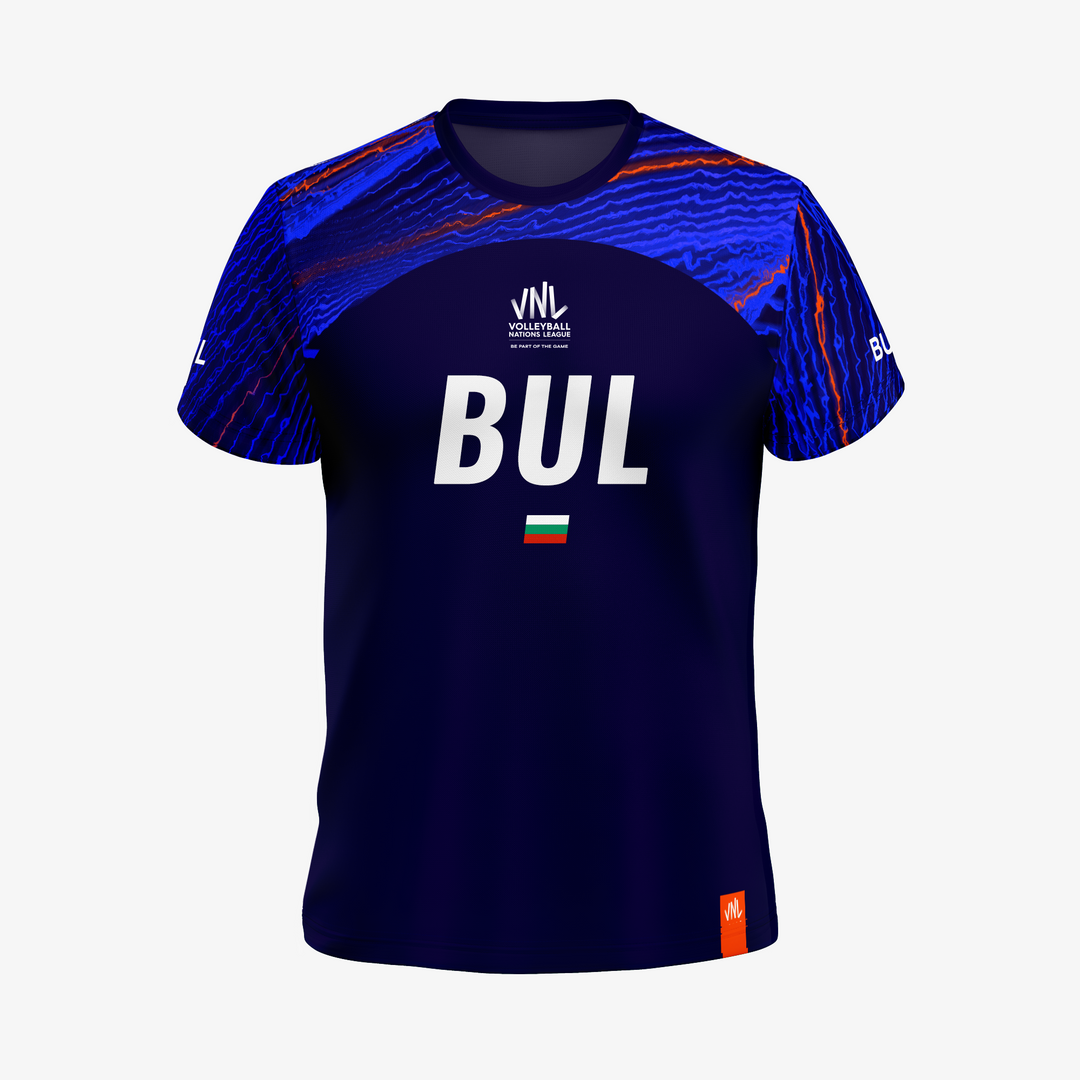 Blue Islands Jersey Isle Of Man Bulgaria VNL Blue Jersey Men