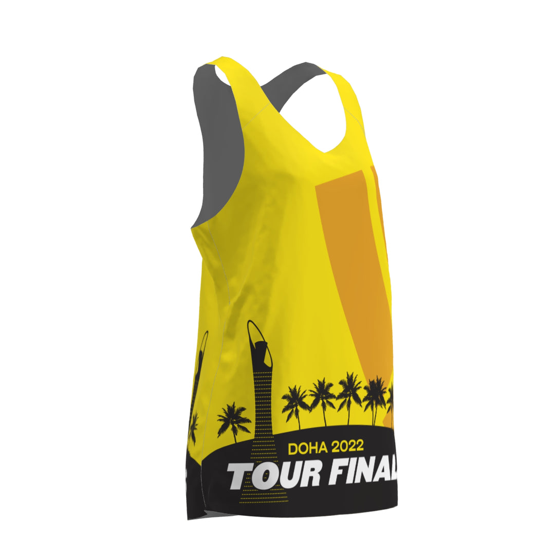 Doha Finals Beach Pro Tour Women's Singlet (Yellow)