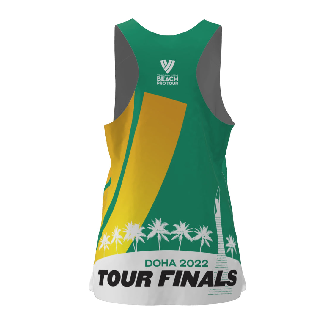 Doha Finals Beach Pro Tour Women's Singlet (Green)