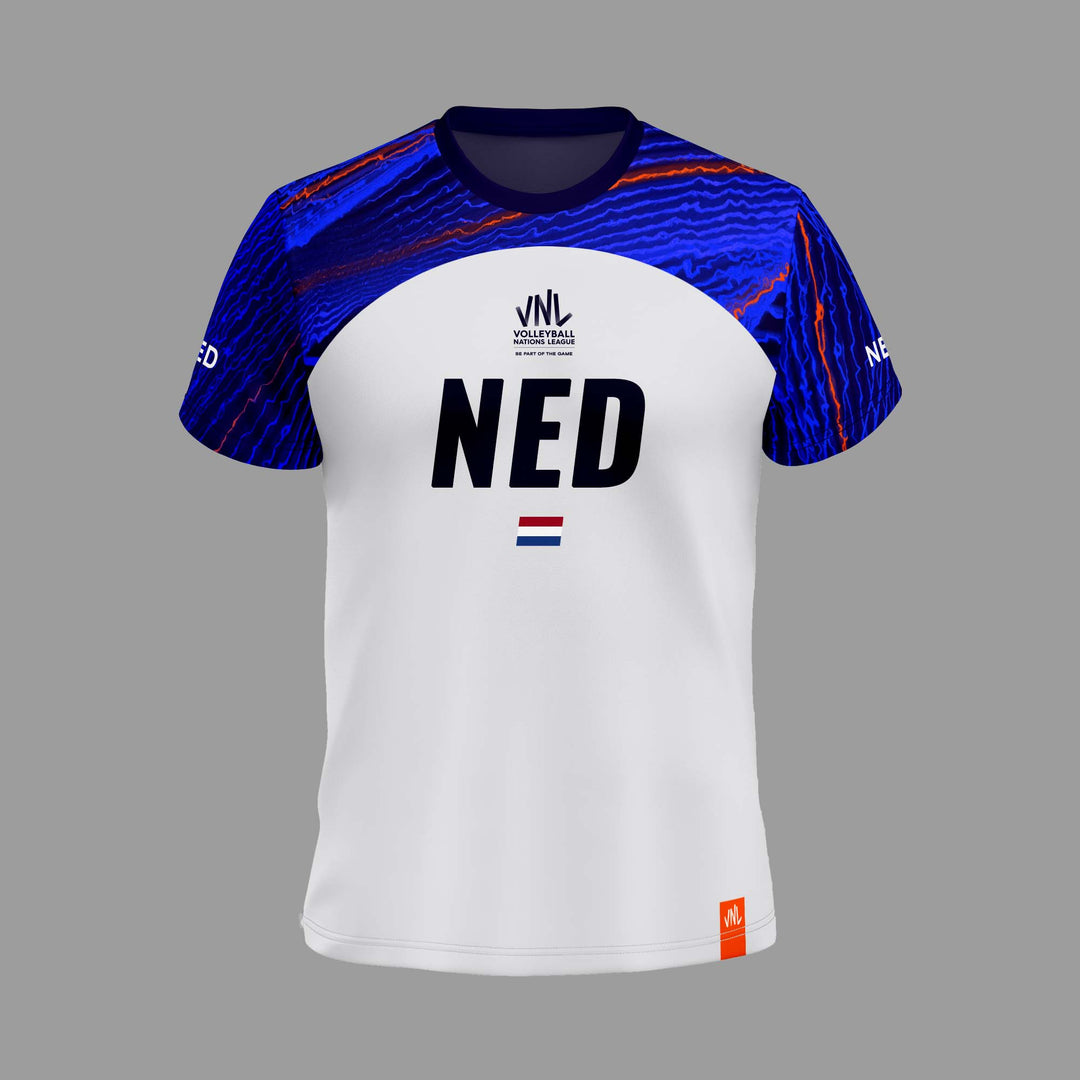 Netherlands VNL White Jersey - Men