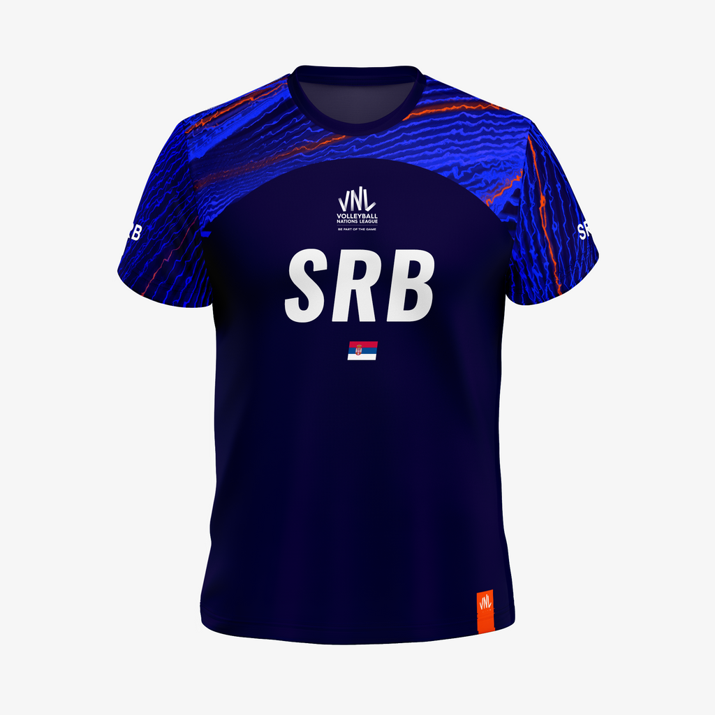 SUNDAI バレーボールシャツ 青 Serbia VNL Blue Jersey - Men – VW Volleyball World SA